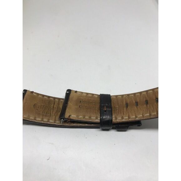 Fossil Genuine Leather Watch Bracelet Full Band Use For Parts 22/20 T418 - Picture 2 of 5